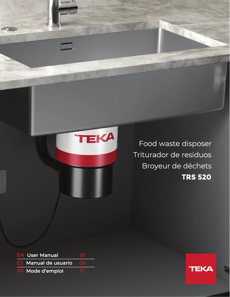 Page 1 of the manual User Manual Teka TRS 520