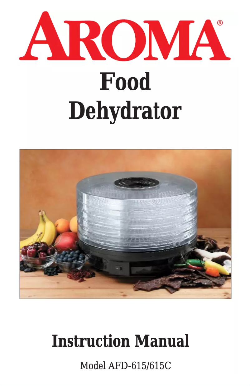 First page image of the manual for AFD-615