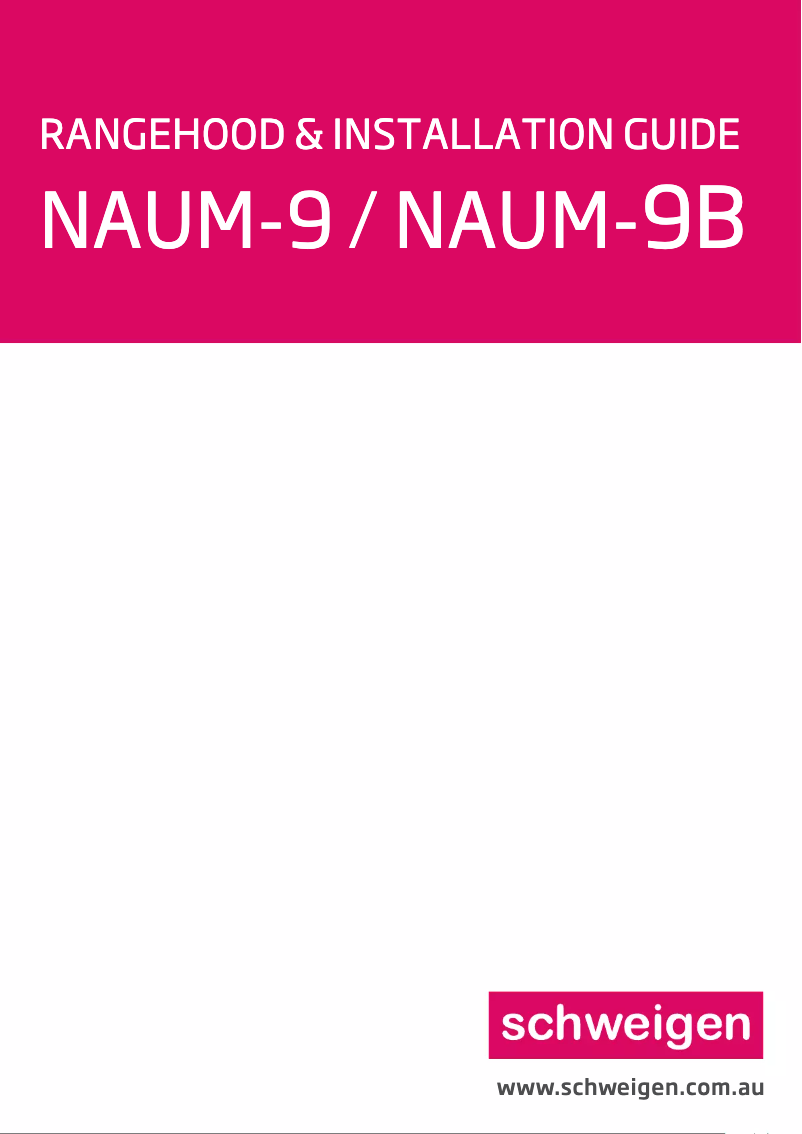 First page image of the manual for NAUM-9B