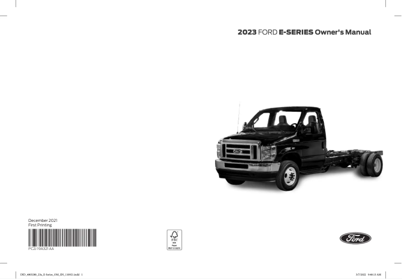 First page image of the manual for E-450 (2023)