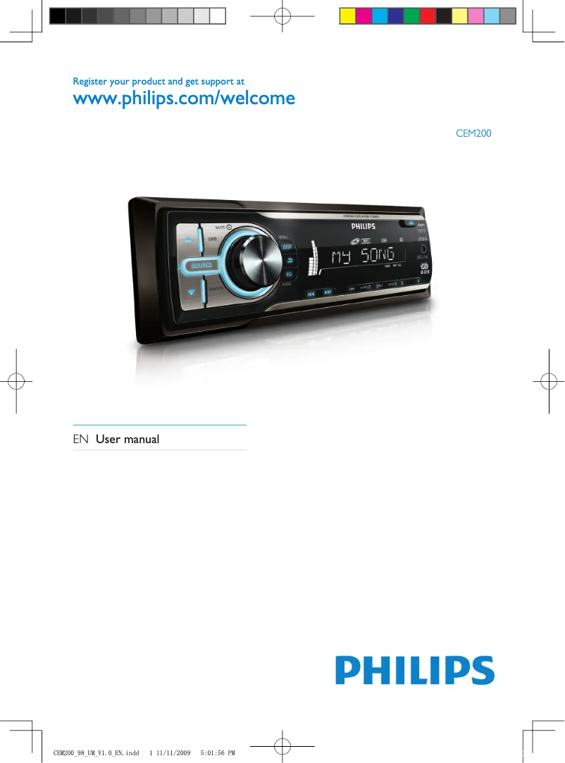 First page image of the manual for CEM-200