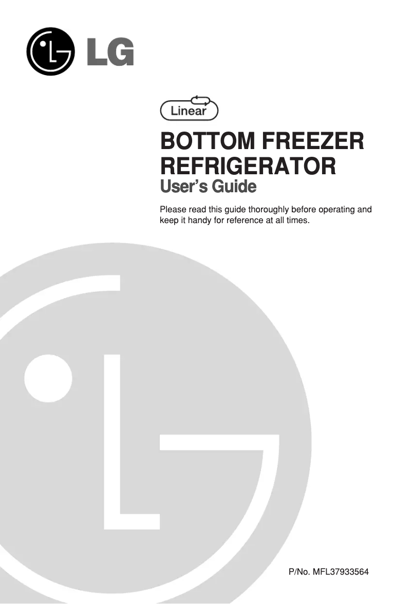 First page image of the manual for GR-L219STSL