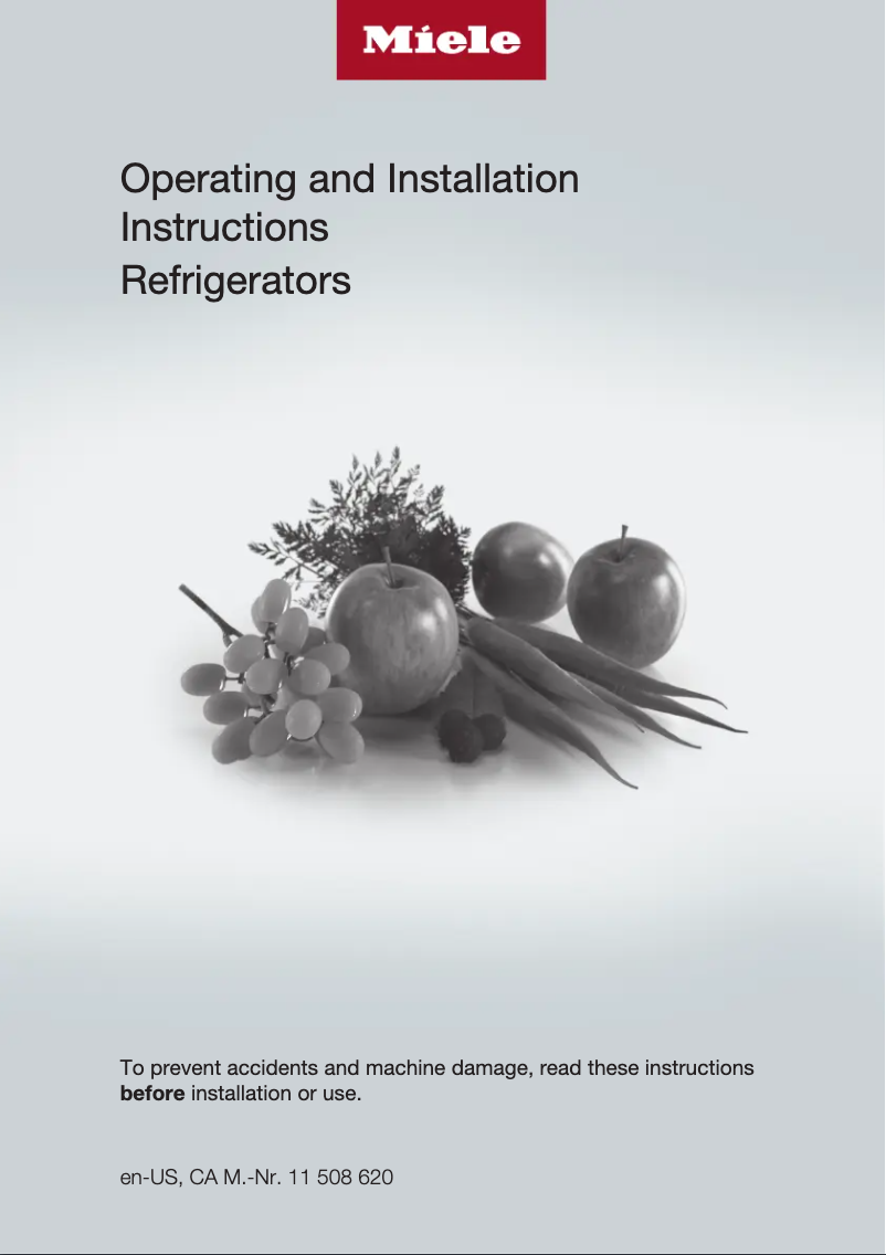 First page image of the manual for K 2902 SF