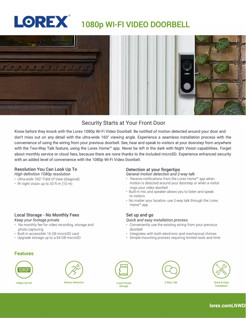 Image de la première page du manuel de l'appareil LNWDB1-EG