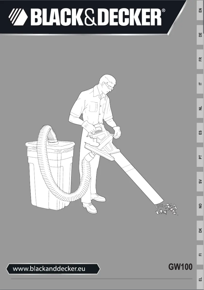 Page 1 of the manual User Manual Black & Decker GW3010
