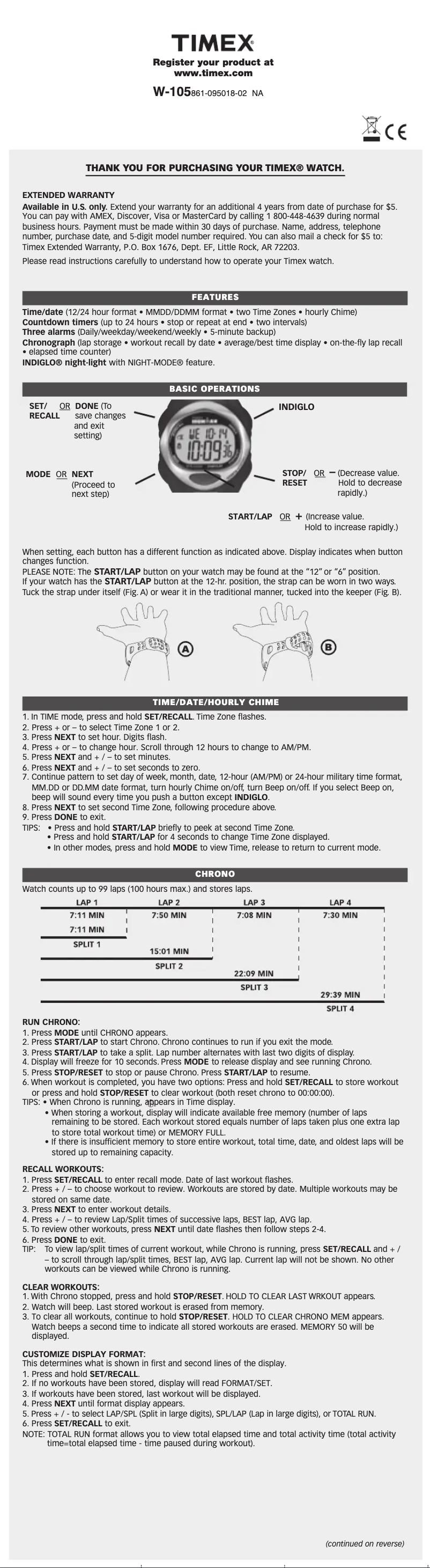 First page image of the manual for T5K760