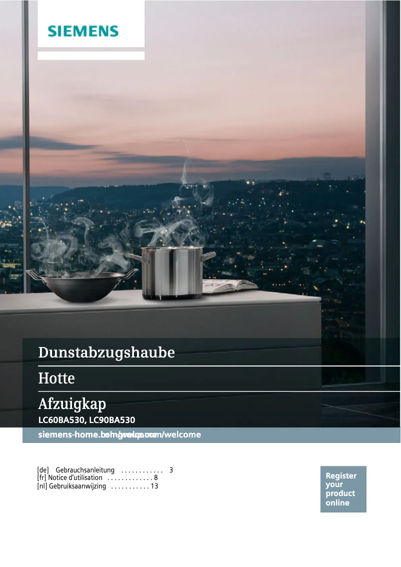 First page image of the manual for LC90BA530