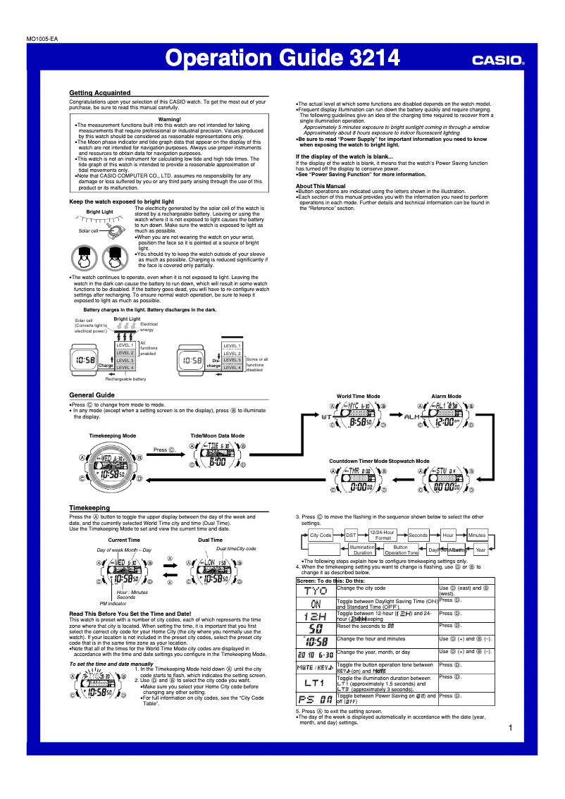 First page image of the manual for W-S210H-1AVEF