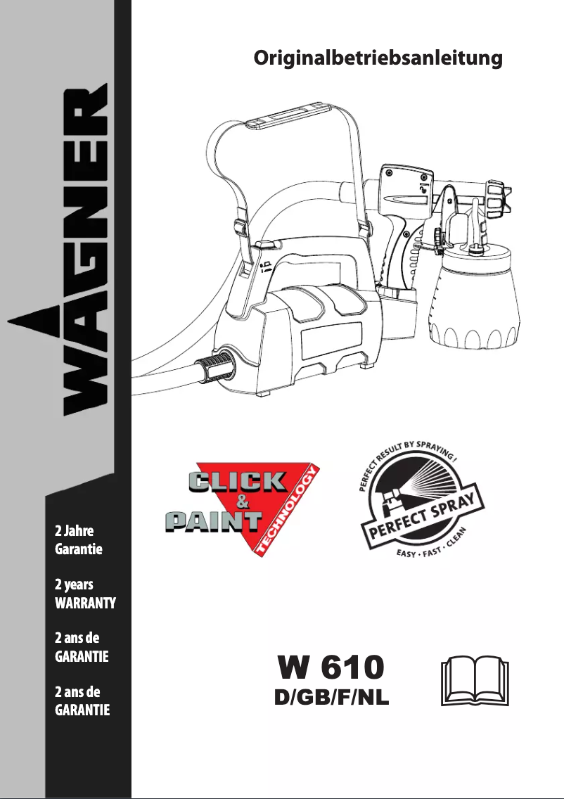 Page 1 of the manual User Manual Wagner W 610
