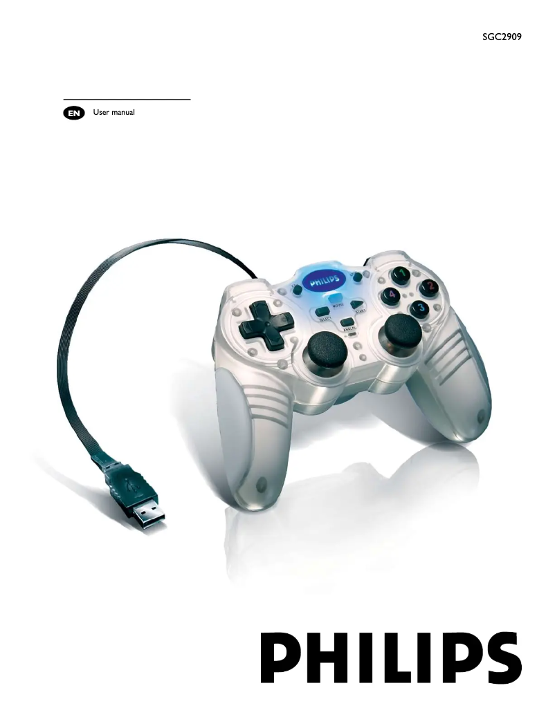 First page image of the manual for SGC2909BB