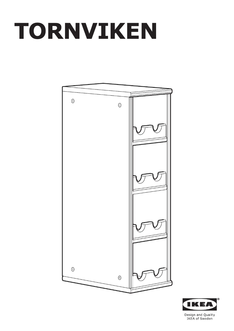 First page image of the manual for TORNVIKEN 103.590.36