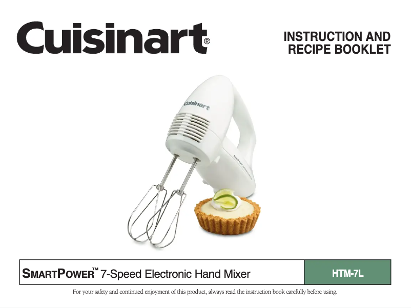 First page image of the manual for SmartPower HTM-7L