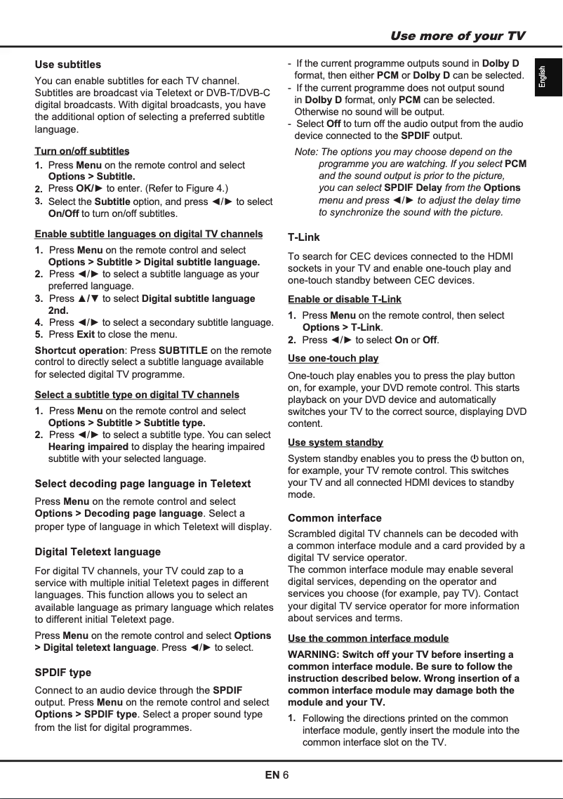 Page 1 of the manual User Manual Thomson 40FS5246C