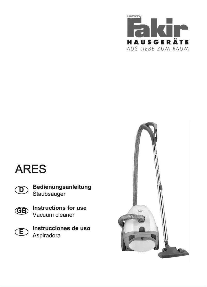 First page image of the manual for Ares