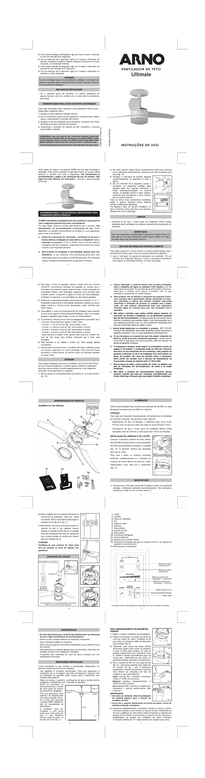 Page 1 of the manual User Manual Arno Ultimate