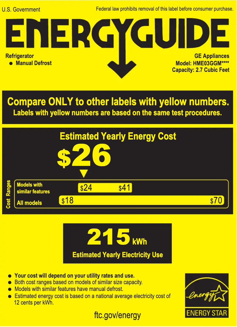 First page image of the manual for HME03GGMWW