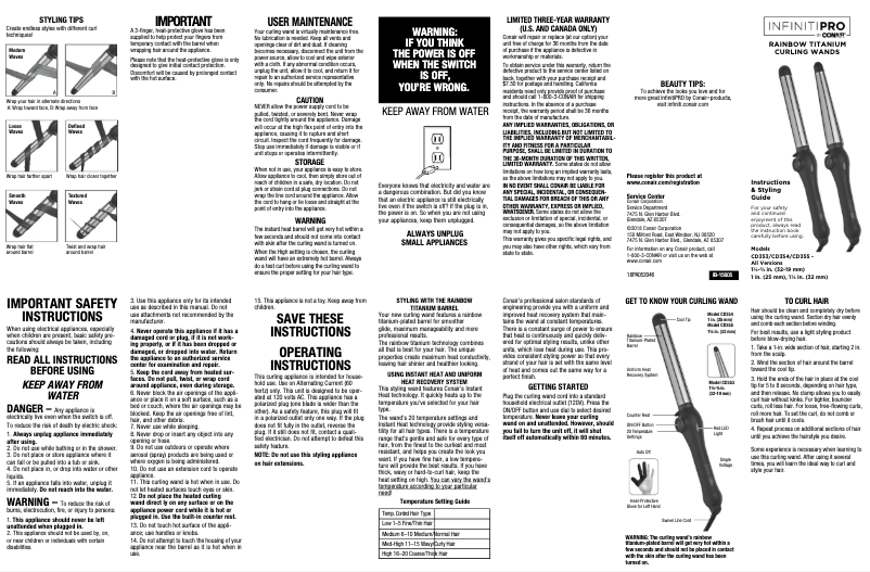 First page image of the manual for CD354