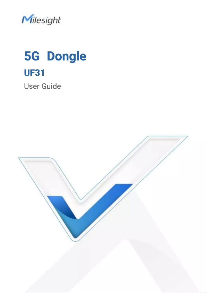 First page image of the manual for UF31