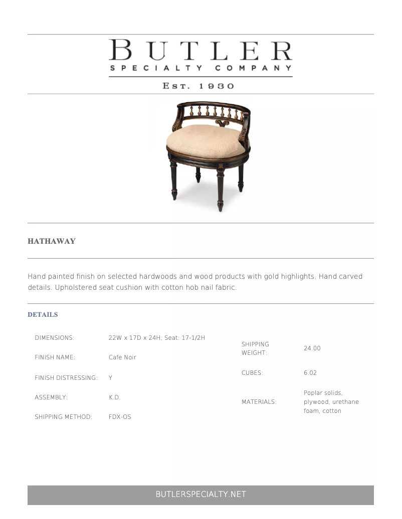 First page image of the manual for Hathaway 1218104