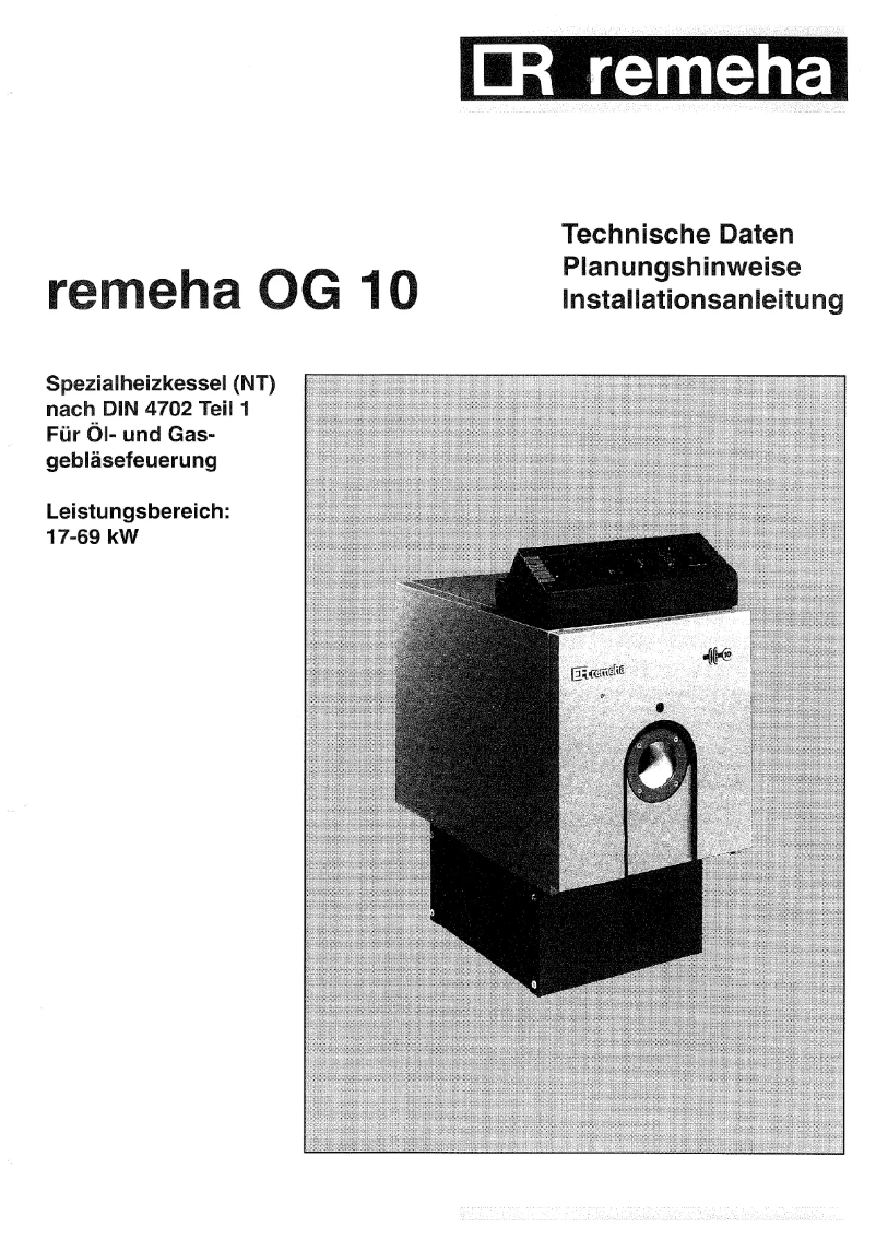 Image de la première page du manuel de l'appareil OG10