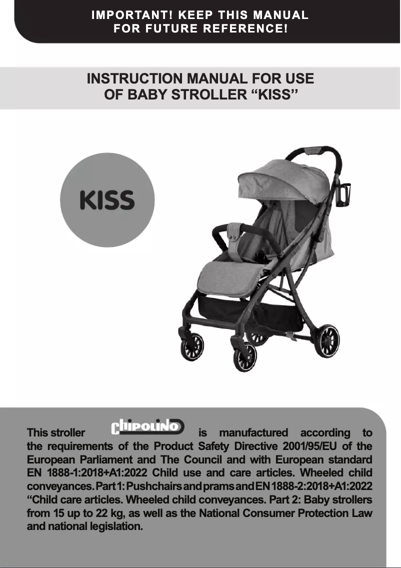 Page 1 of the manual User Manual Chipolino Kiss