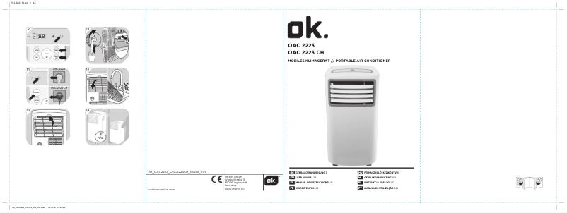 Page 1 of the manual User Manual OK OAC 2223