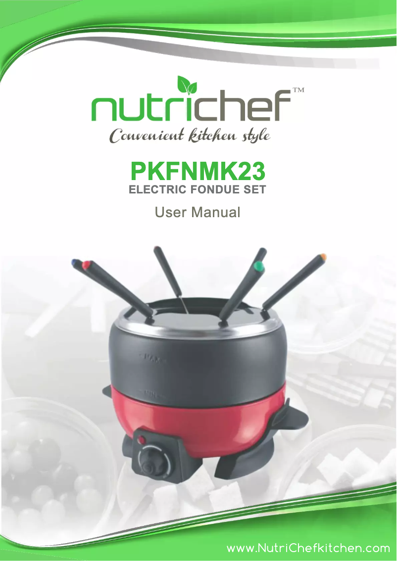 Page 1 of the manual User Manual Nutrichef PKFNMK23