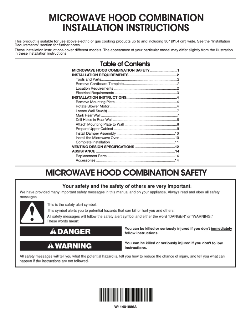 First page image of the manual for KMHC319EBL