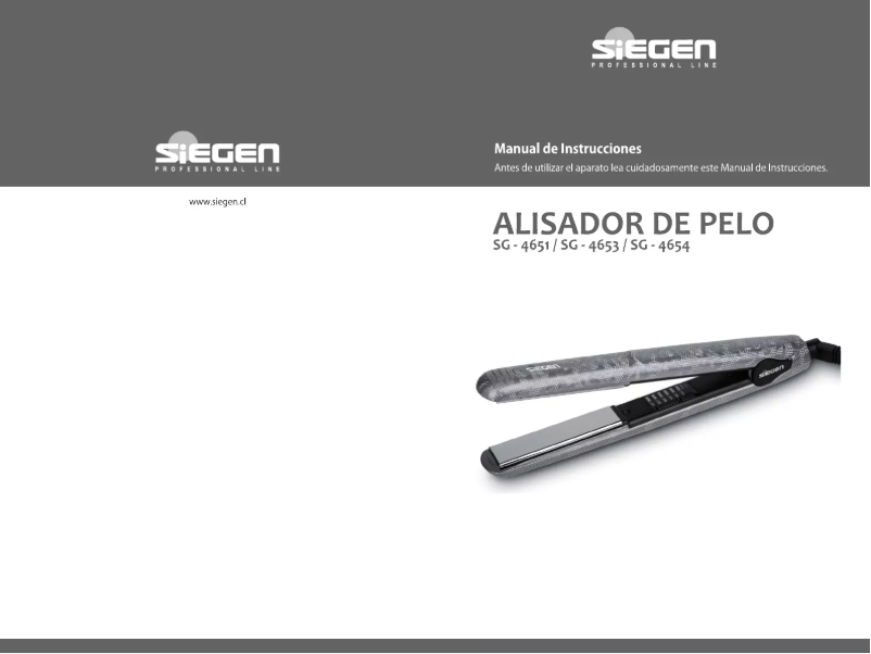 First page image of the manual for SG-4651