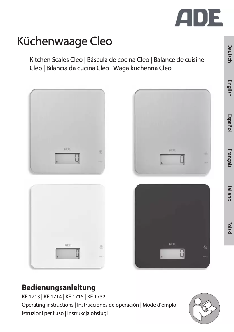 First page image of the manual for Cleo KE 1714