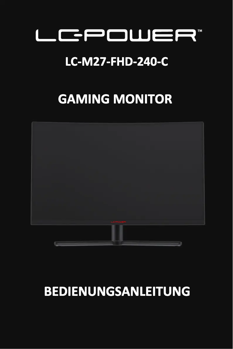 First page image of the manual for LC-M27-FHD-240-C
