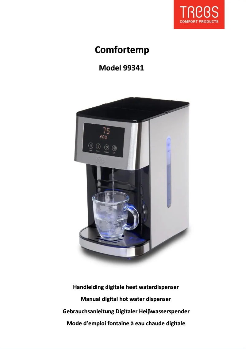 First page image of the manual for Comforttemp 99341