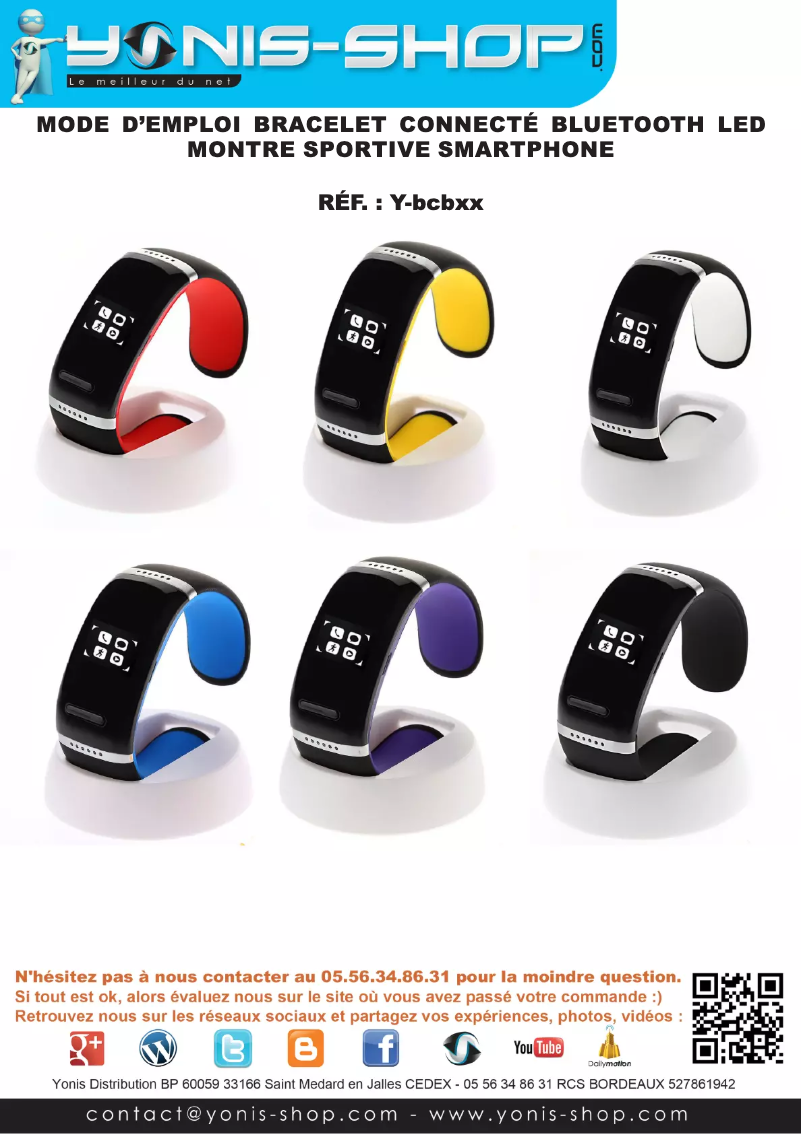 First page image of the manual for Y-BCB19