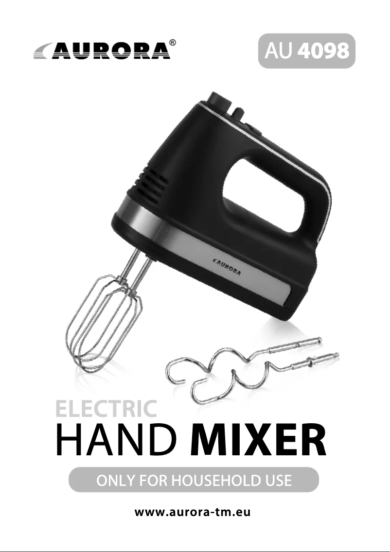 Page 1 of the manual User Manual Aurora AU4098