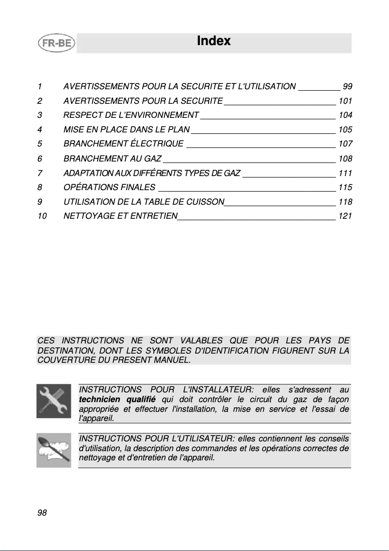 First page image of the manual for SR804SEA4