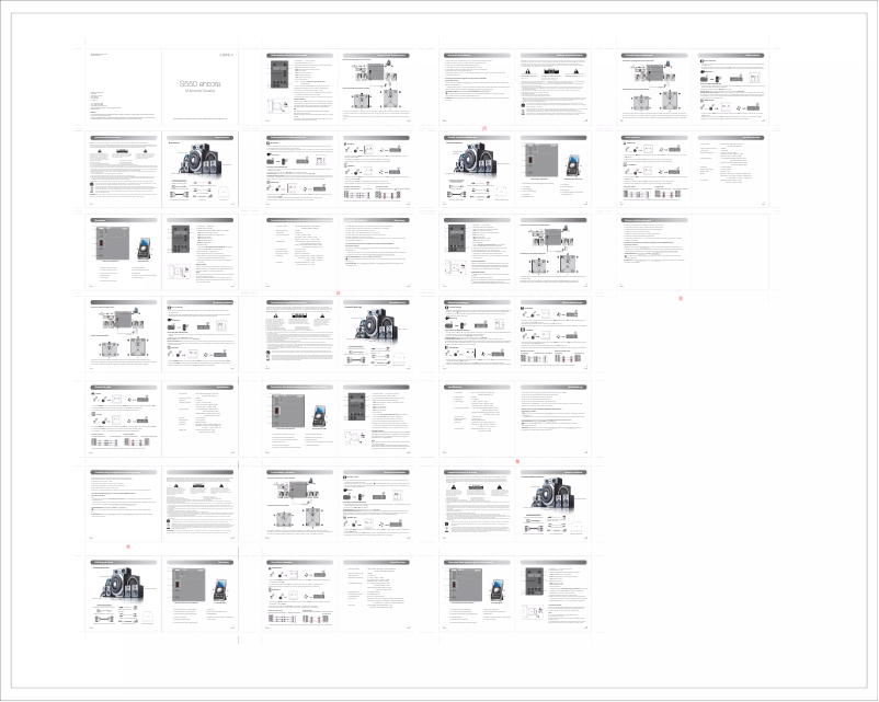 First page image of the manual for S550 Encore