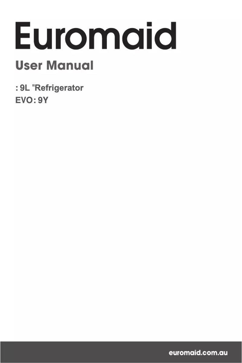 First page image of the manual for ETM87W