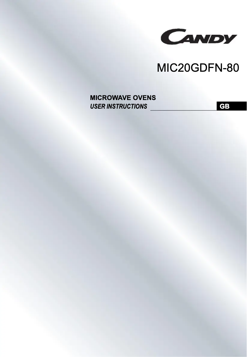 First page image of the manual for MIC20GDFN-80