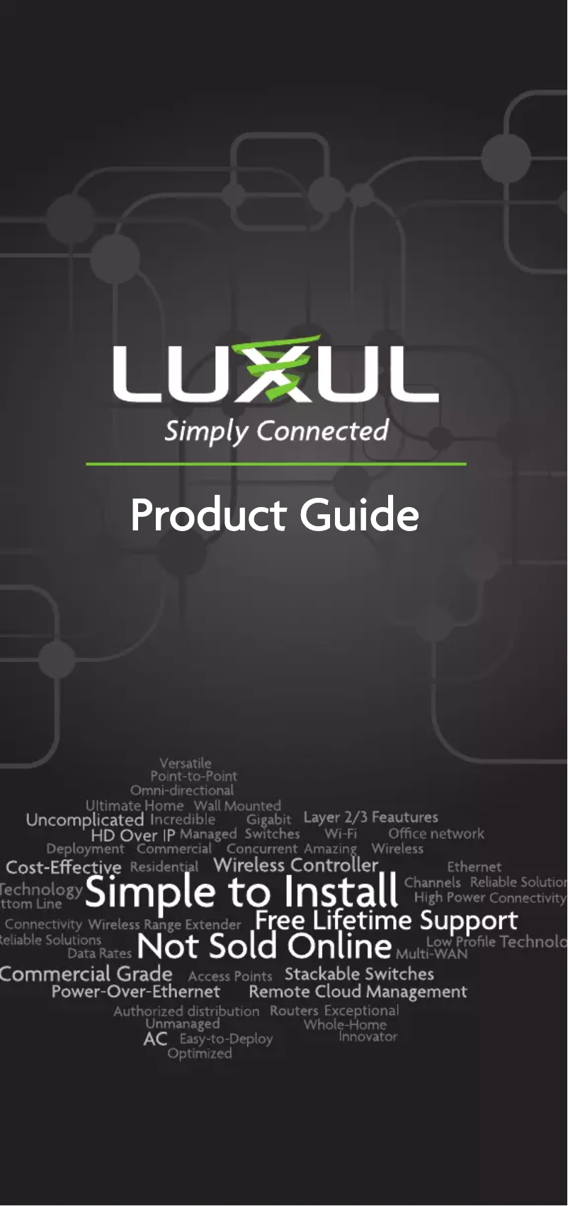 Page 1 of the manual User Manual Luxul XWO-BAP1