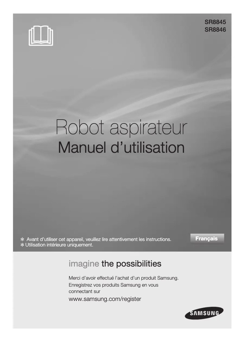 First page image of the manual for SR8848