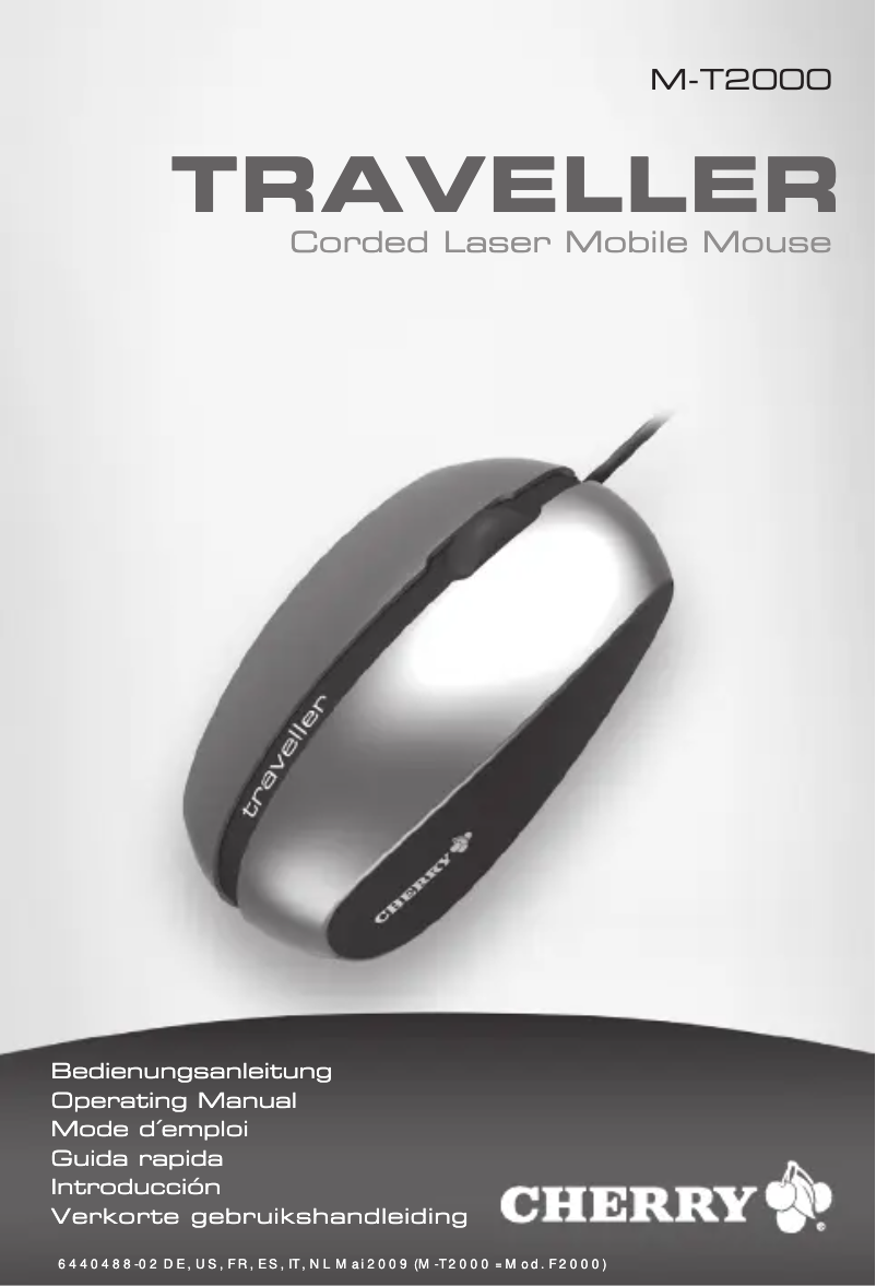 Page 1 of the manual User Manual Cherry TRAVELLER