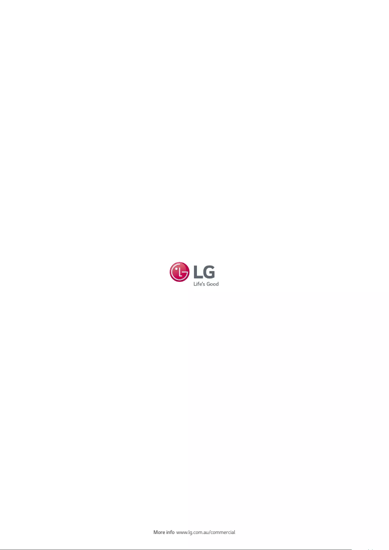 Page 1 of the manual Technical Sheet LG 49XF2B