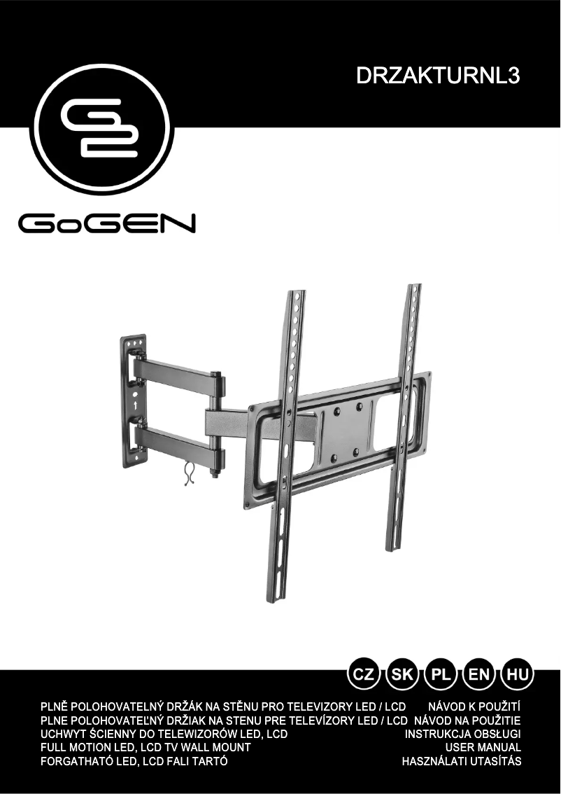 Page 1 de la notice Manuel utilisateur GoGen DRZAKTURNL3