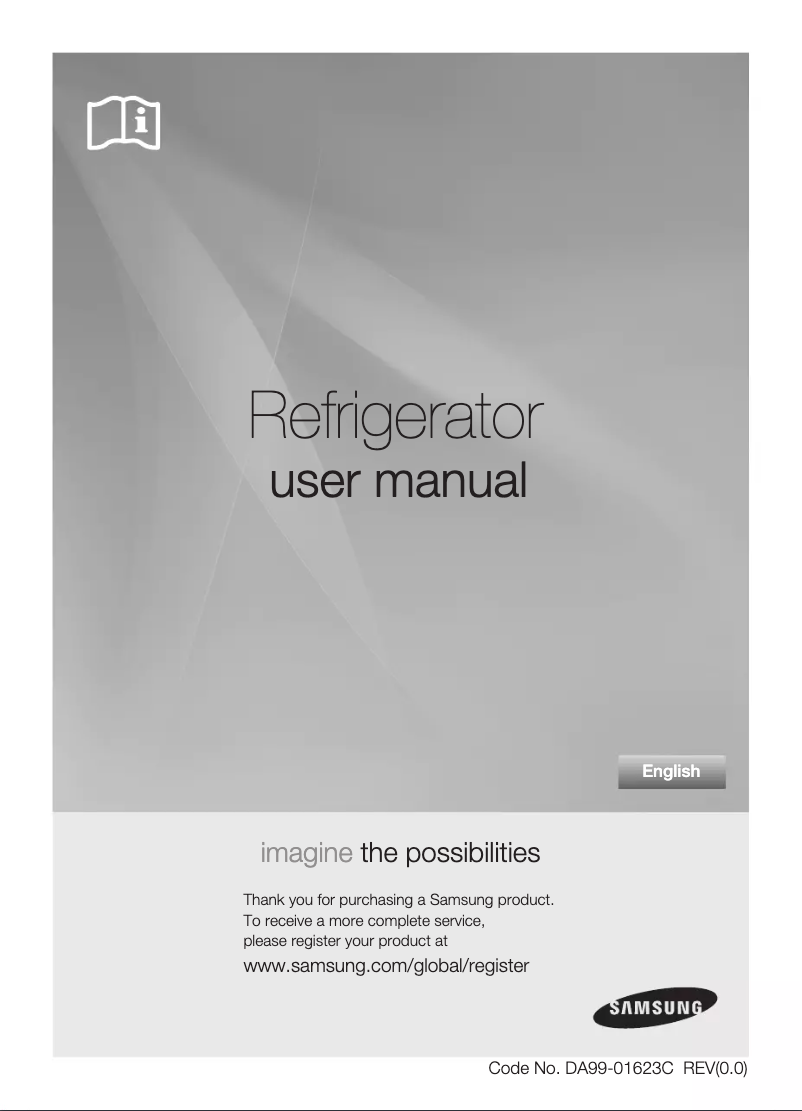 Page 1 of the manual User Manual Samsung RS-FRENCH