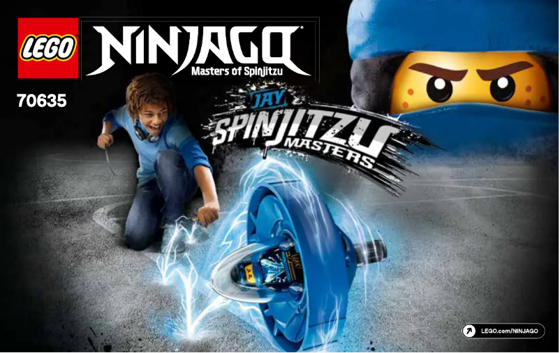 First page image of the manual for Ninjago 70635