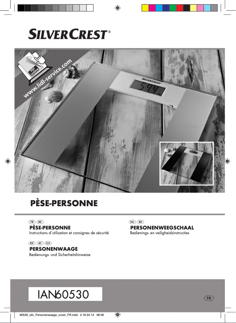 Page 1 of the manual User Manual SilverCrest IAN 60530