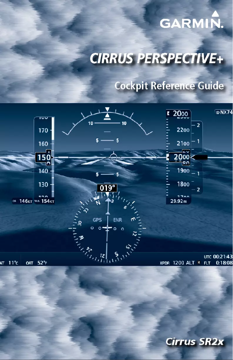 First page image of the manual for Cirrus Perspective+ SR22