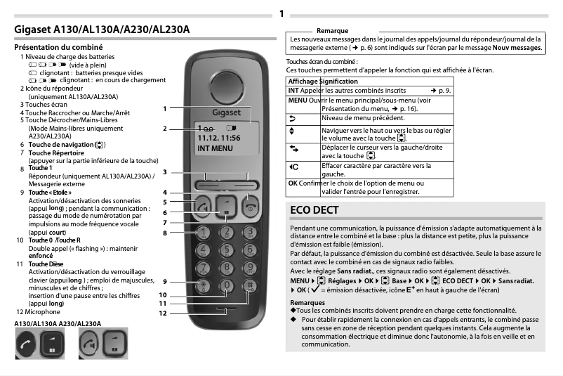 First page image of the manual for A130