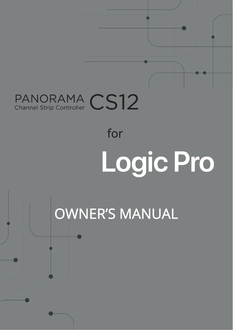 Page 1 of the manual User Manual Nektar CS12