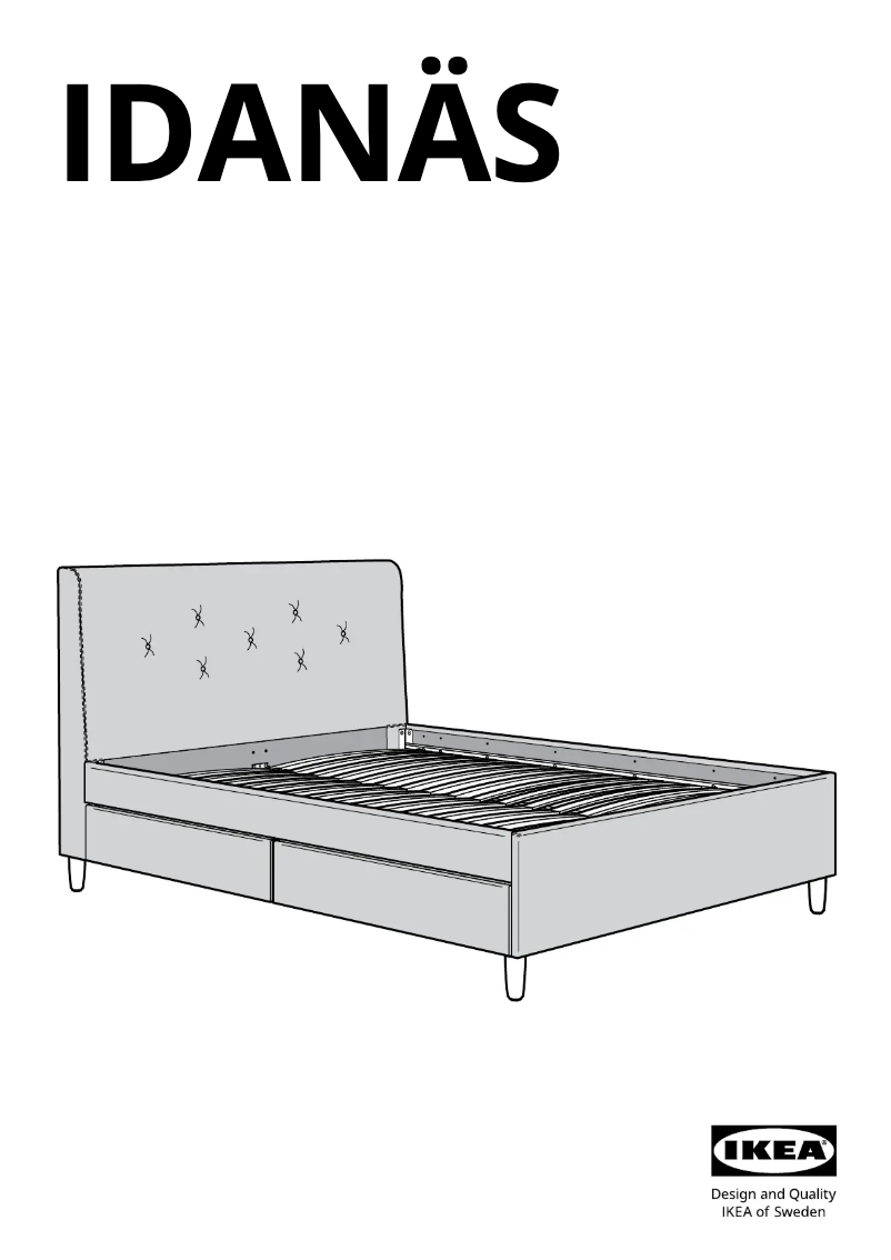 First page image of the manual for IDANÄS 505.880.93